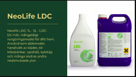 NeoLife Golden LDC diskmedel koncentrat 1 liter