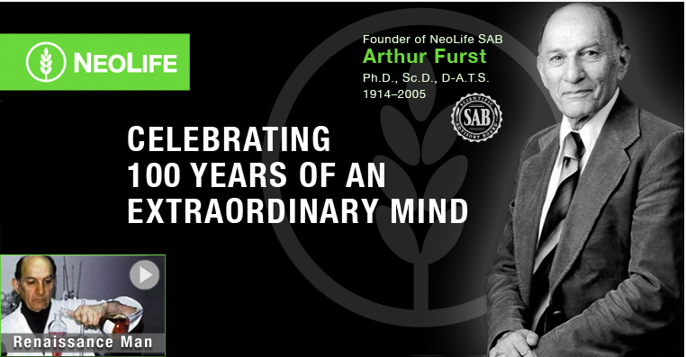 Dr. Arthur Furst — grundare av NeoLife Scientific Advisory Board, Stanford Ph.D., toxikologins fader